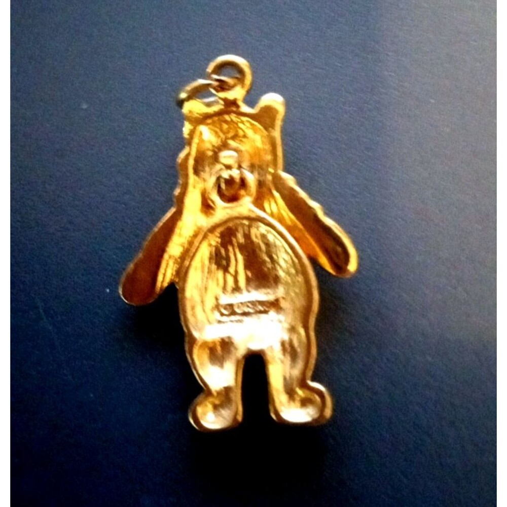 Disney Winnie the Pooh Charm Pendant 1.5 " Licensed Disney Gold Tone Movable - Picture 4 of 9